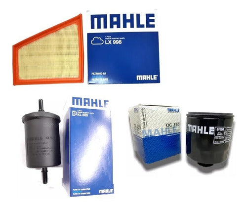 Kit Filtros Aire Nafta Aceite Mahle Vw Gol Trend / Voyage 0