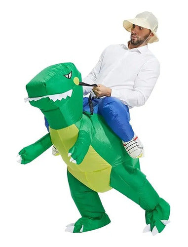 Charrua Disfraz De Dinosaurio T Rex Inflable 1