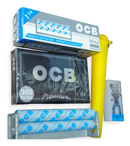 Ocb Máquina Metal Para Armar + Block 300 Hojas + Regalo Ocb 2