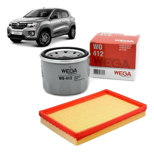 Wega Kit De Filtros Aire Y Aceite Renault Kwid 0