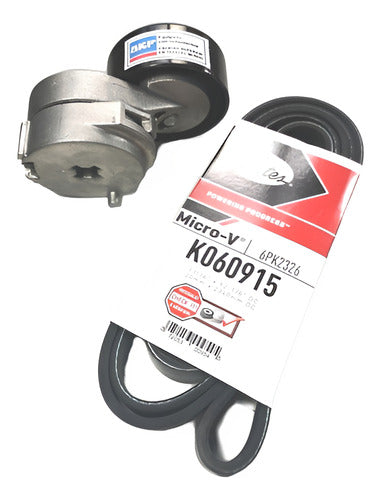 Kit Tensor Y Correa Poly-v Vw Gol /saveiro 1.6 Diesel 2