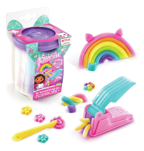 Wabro Mini Pote De Plastilina Arcoiris Gabby´s Dollhouse 56222 0