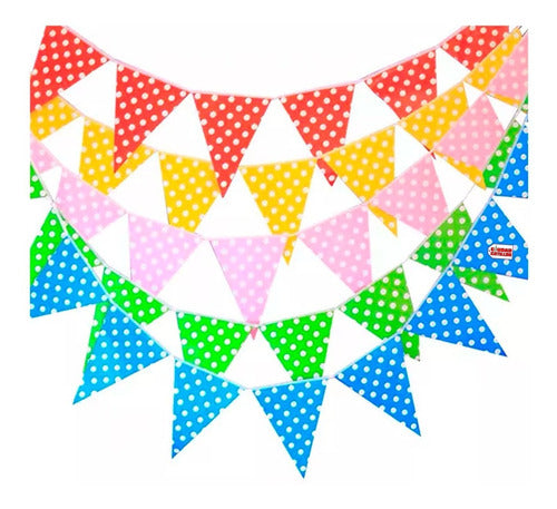 IMP Colorful Polka Dot Banner 30 Cm Birthday - Cc 1