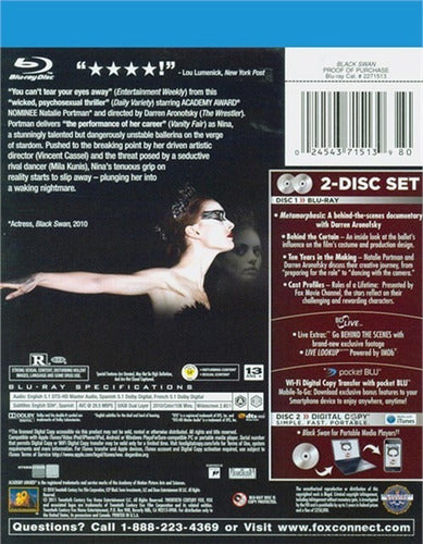 Blu-ray Black Swan / El Cisne Negro 1