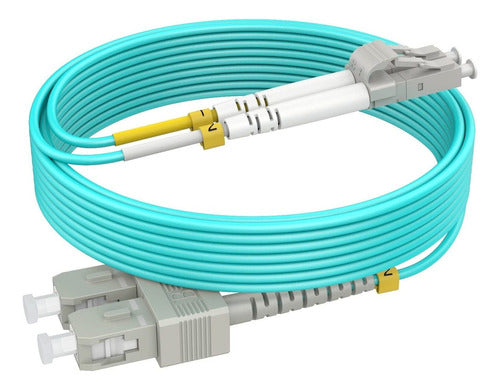 Cables De Conexin De Fibra Om4 Sc Lc De 6.6ft (6 Pies) Multi 0