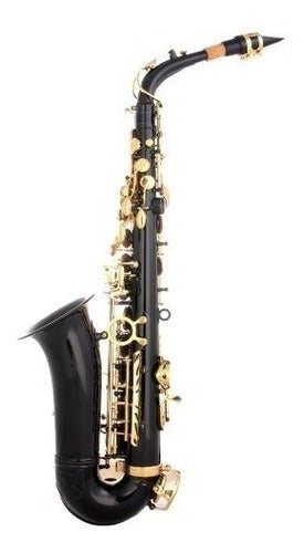 Saxofon Alto Negro Glory Con Funda Y Accesorios (xmp) (2j7k) 3