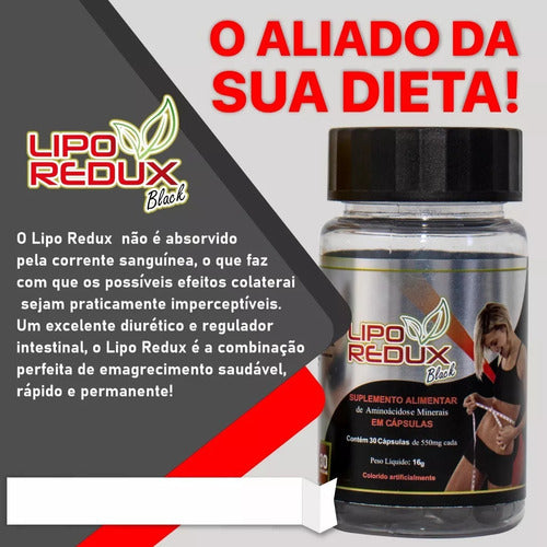 Lipo Redux Black. Quemador De Grasa. 2