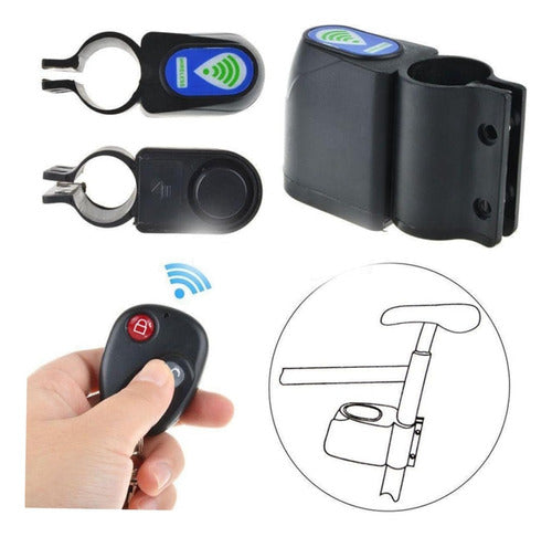 Bicycle Alarm Alarma Para Bicicleta Con Control A Distancia 110db 3