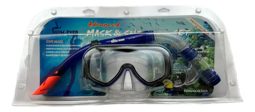 S-M Set Snorkel and Mask Diving Accessory 1