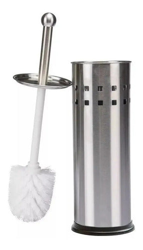 Stainless Steel Toilet Brush with Holder 0