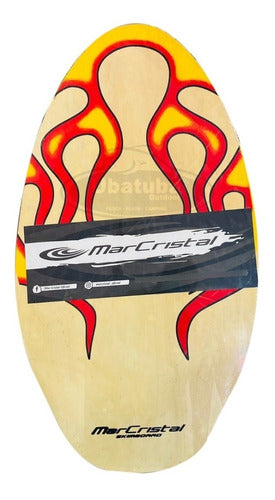 Wood Skimboard 35" Wave Rider for Sea or Lagoon Surfing 0