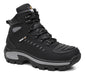 Bota Coturno De Couro Masculino Preto Cinza Adventure Trilha 3