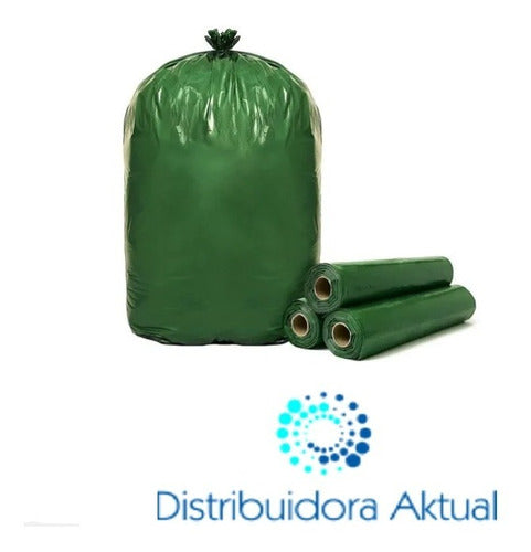 Genérica Waste Bags 80 X 110 Green Pack of 50 Units 2