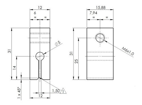 Guia De Mesada Sierra Carnicera Carnic 3400 / Biro 1