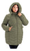 Women's Plus Size Long Jacket Hooded Warm Waterproof 21