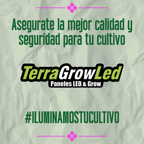 Terra Grow Led Panel Led 300w Cultivo Indoor Crecimiento Flora Terra Grow 5