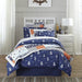 Lullaby Bedding Twin Away At Sea Juego De Edredón De Percal 2