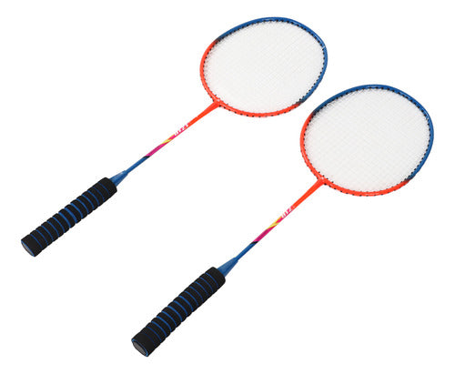 Conjunto De Raquetes De Badminton Lightweight Iron Alloy One 1