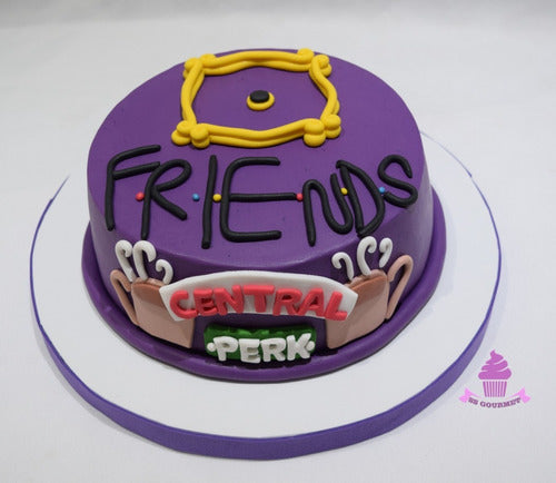 Friends Themed Birthday Cake - Customized for TV Series Fans 0