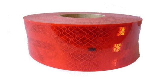 Reflective Regulatory Red Tape 7.5cm x 1m 3