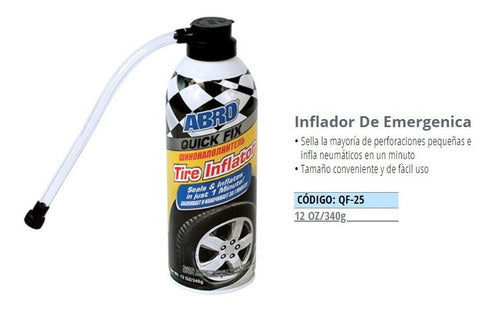 Spray Inflador Para Repara Pinhcazos De Emergencia 340gr 1