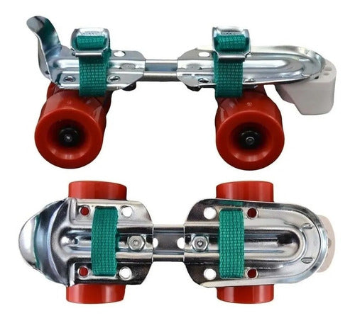 Leccese Rock Extendible Metal Skates 2