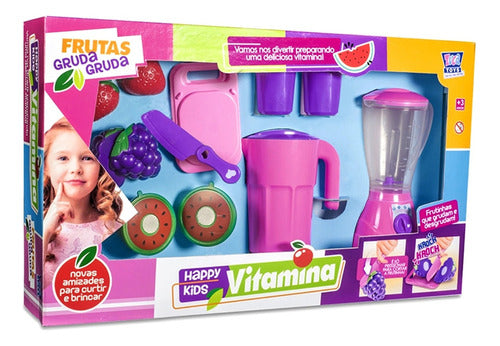 Brinquedo Vitamina Jarra E Copos Happy Kids - Zuca Toys 0