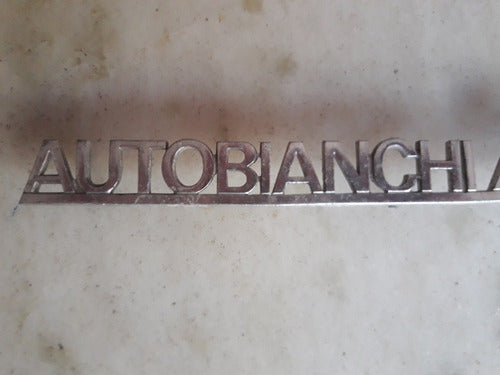 Autoblanchi A-112,anagrama,insignia By Abarth Metal,21cm 1