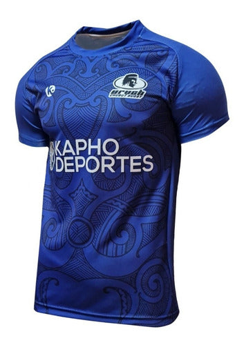 KAPHO Rugby Shirt Urvch Maori Blue Adults 1