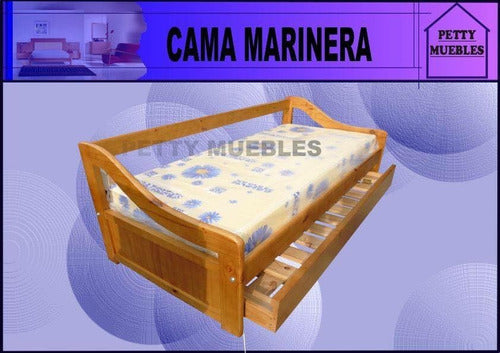 Cama Marinera De 1 Plaza En Madera Maciza- Dormitorio 0