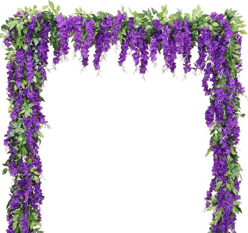 Apeair Artificial Wisteria Garland, 4 Total Pieces 0