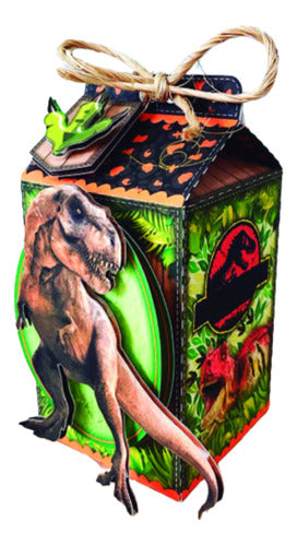 Dino Dinosaurios Cajas Golosineras Para Fiestas De Cumpleaños 0