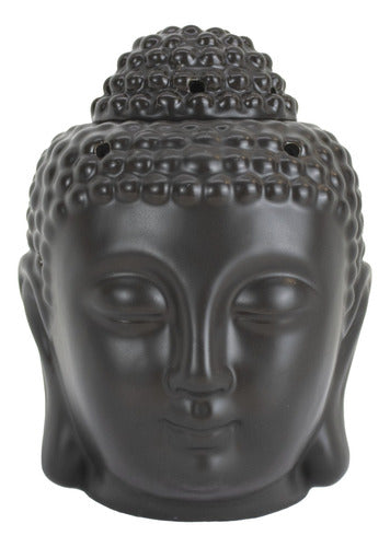 Iko Shop Buddha Head Ceramic Aromatherapy Oil Warmer - For Candle 0