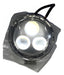 Farol Auxiliar 3 Led Redondo C/lupa Riccia Motos 0