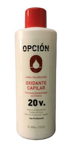 Opción Oxidante Capilar En Crema Estabilizada Opcion 20 Vol X 900ml 1