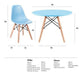 Alto Impacto Eames Kids Table Combo + 2 Children Chairs 7