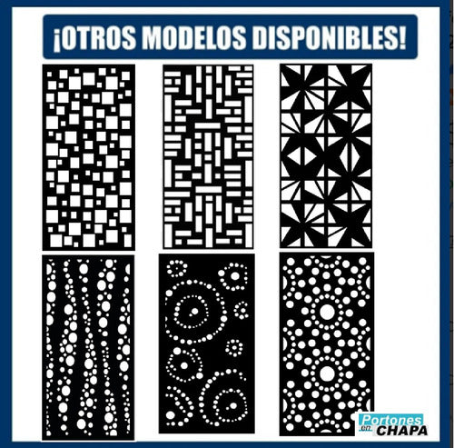 HGS Panel Decorativo De Chapa Calada 0.60x1.20 Diseño Roca Nº5 2