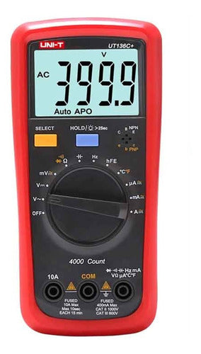 Uni-T Combo Multimeter UT136C+ Plus + Clamp Meter UT202+ 2