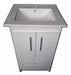 Zoe 51 Cm Ceramic Sink + MDF Cabinet + Assembled + Acra Colors 1