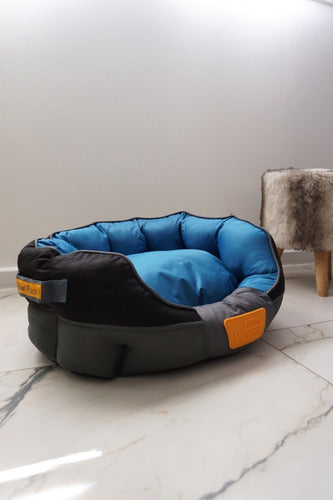 Camita Para Mascotas Gigwi Place Soft Bed Talle M Azul 2