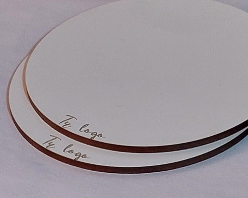 Set of 20 30cm Cake Bases with Engraved Logo - MDF Decotrónica 13