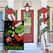 Decoracion Navideña Bandera Grinch Doble Cara 30x45 Cm 3