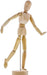 20 cm Articulated Wooden Doll with Base 1