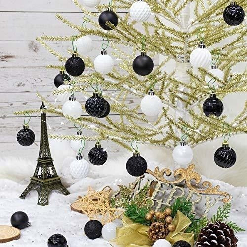 KI Store Set of 34 Christmas Balls - White 3