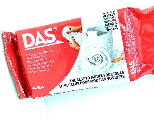 DAS White Modeling Clay 300g with Double Point Metal Tools 3