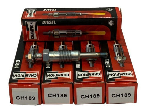 Champion Pre Heating Spark Plug Set X4 P 504 Pick Up 2.3 Diesel 0