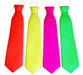 Party Forever Pack X12 Corbata Fluo Mix De Colores Convencional Cotillon 6