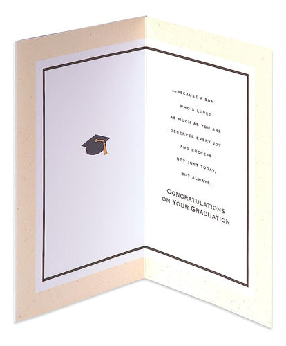 Tarjeta De Graduación De American Greetings Para Su Hijo (me 1