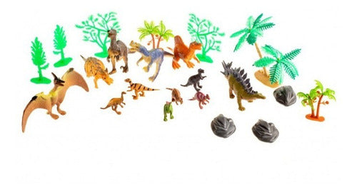 Toy Dinosaur Play Set in Blister Pack for Kids - GymTonic 0