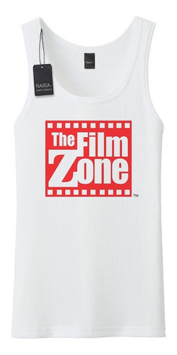 Naria Store Musculosa Hombre The Film Zone Dibujo Art Logo - Mafz1 0